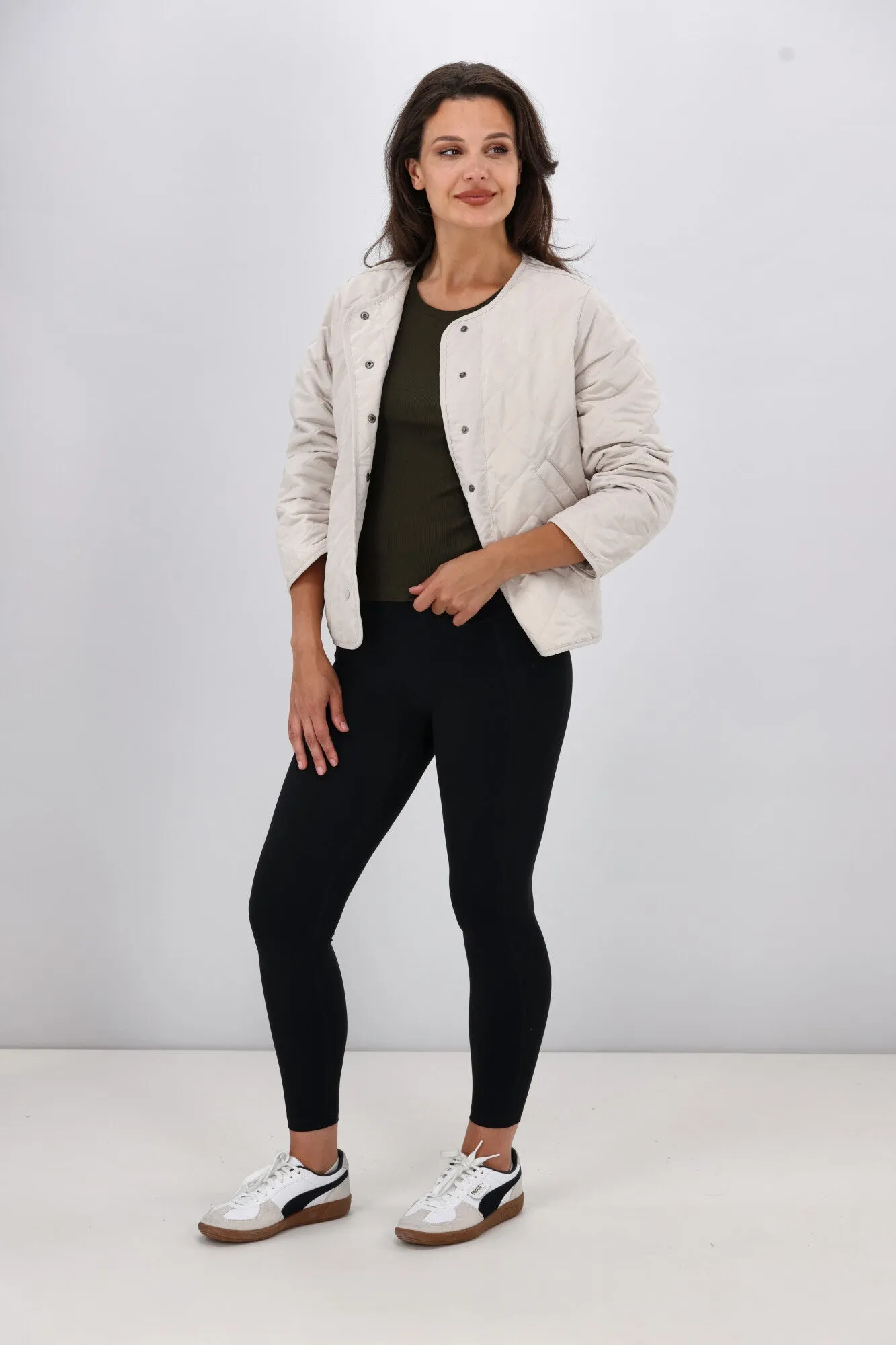 AS Colour Wo's Quilted Jacket Bone
