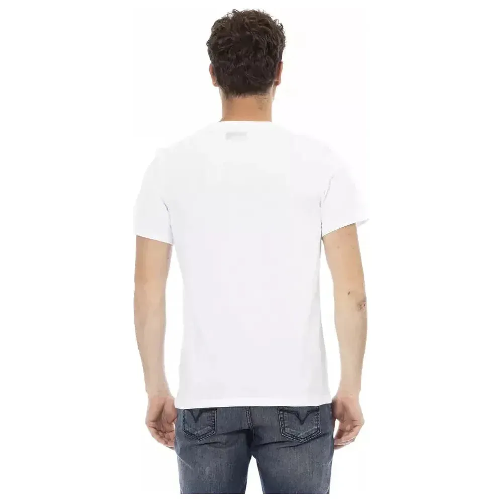 Bikkembergs White Cotton Men T-Shirt