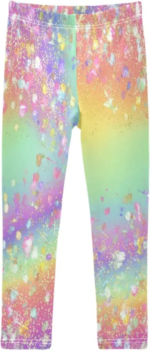 Boccsty Baby Girls Toddler Leggings Kids Yoga Pants Dance Active Tights 4T-10t