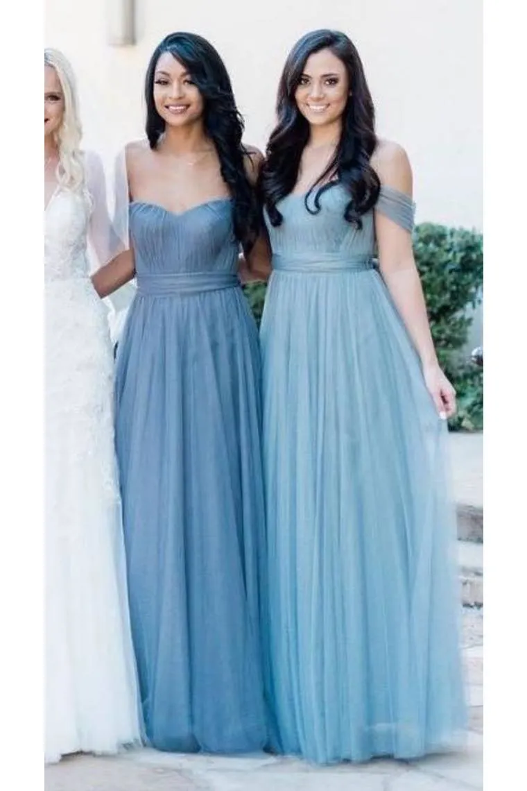 Bridesmaid Dresses/Prom Dresses A-Line Sweetheart Off The Shoulder Floor-Length SWKP8TNT3E5