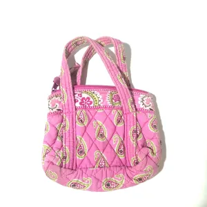 Green and Pink Quilted Mini Bag
