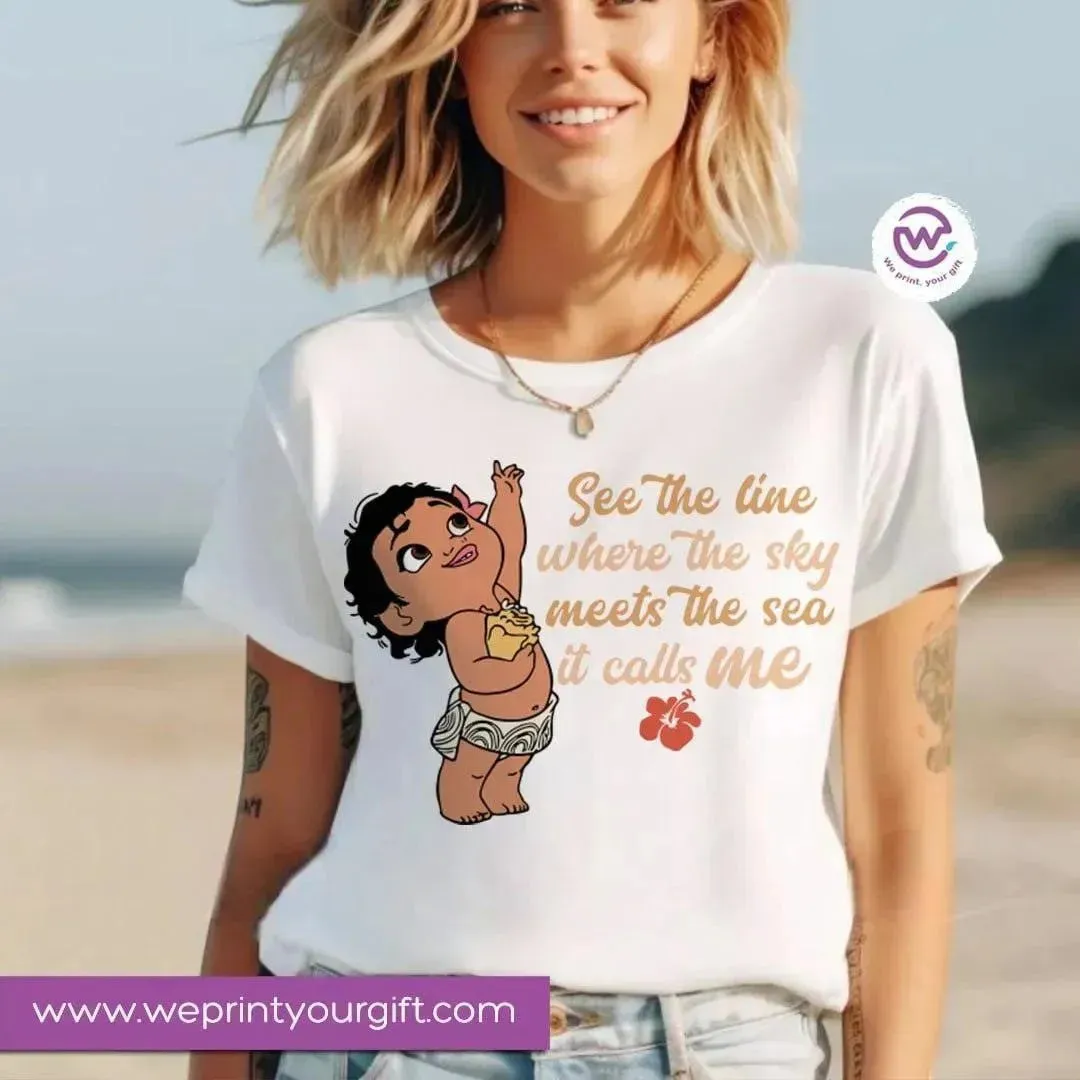 Half sleeve T-shirt- Moana