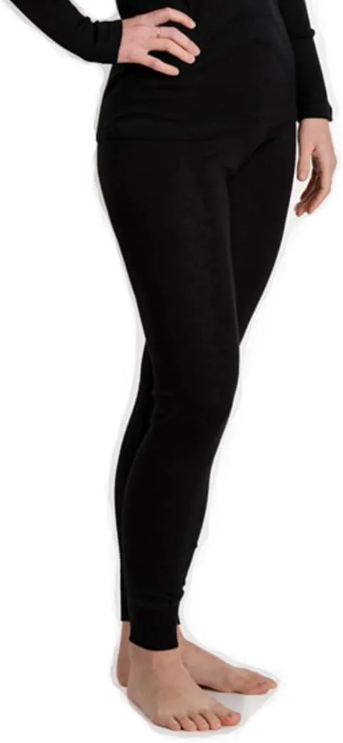 Hocosa Womens Long-Underwear Pants in 70-30 Organic Merino Wool-Silk Blend