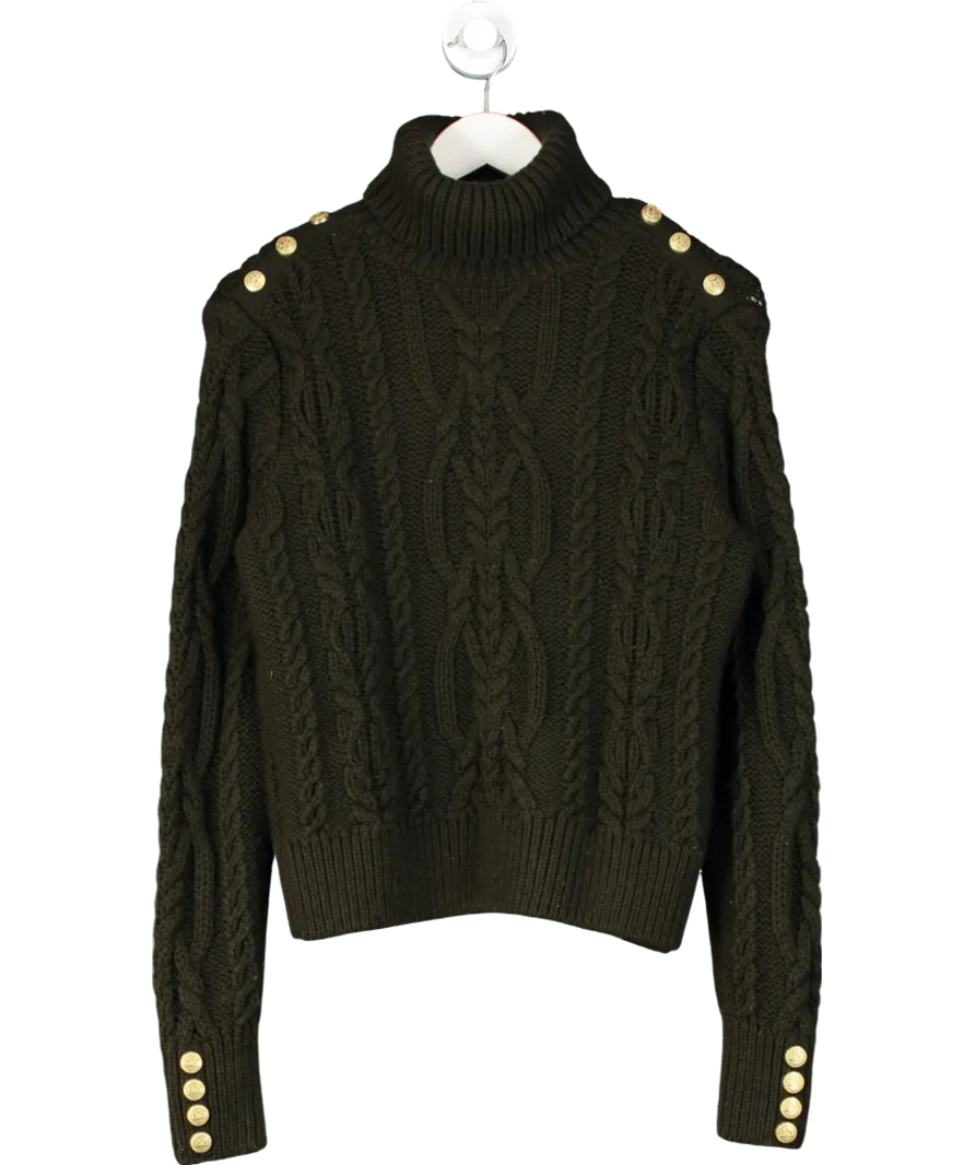 Holland Cooper Country Roll Neck Knit Forest Green UK S