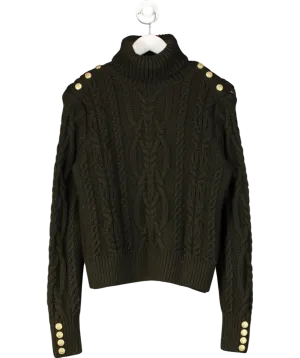 Holland Cooper Country Roll Neck Knit Forest Green UK S