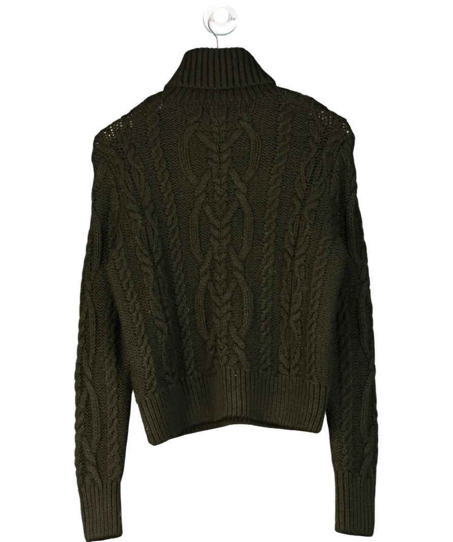 Holland Cooper Country Roll Neck Knit Forest Green UK S