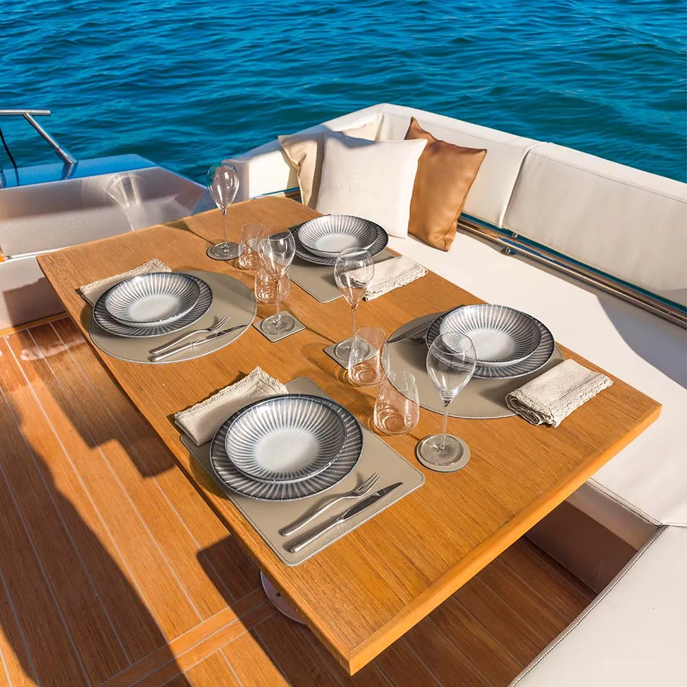 limac design tovleq rectangular leather placemat