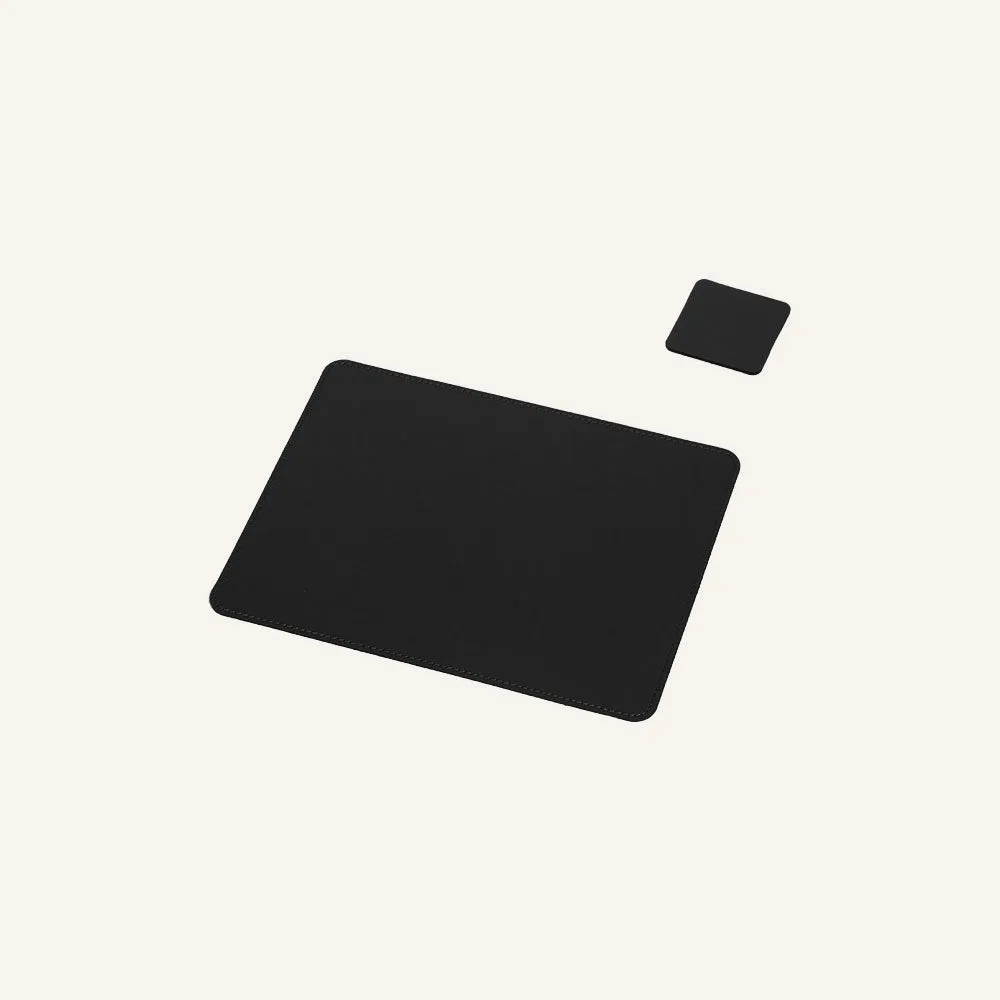 limac design tovleq rectangular leather placemat