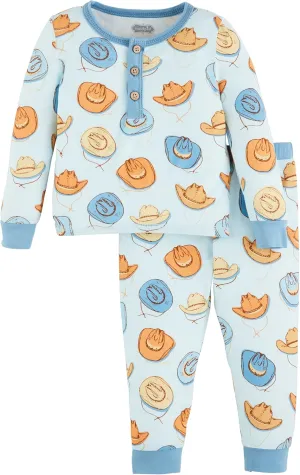 Mud Pie Boys Children's Cowboy Toddler Pajama Set