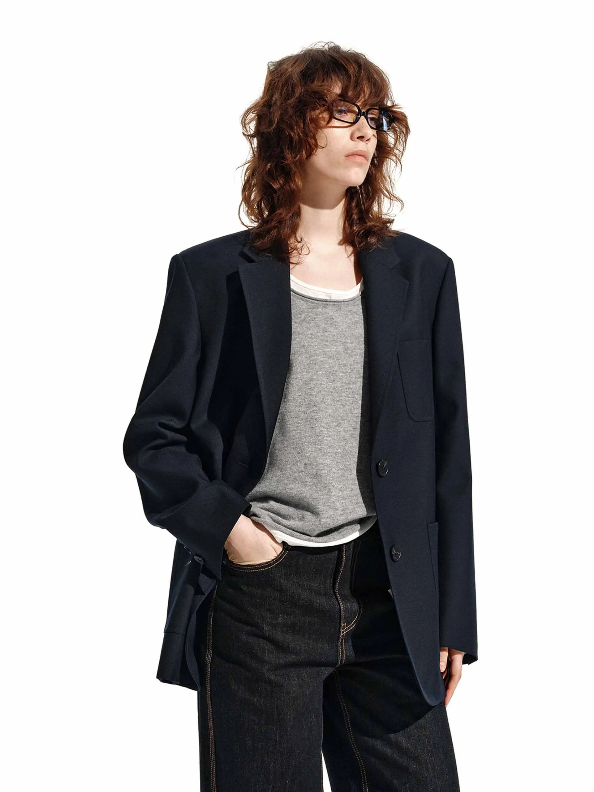 Patch Pocket Tailored Blazer