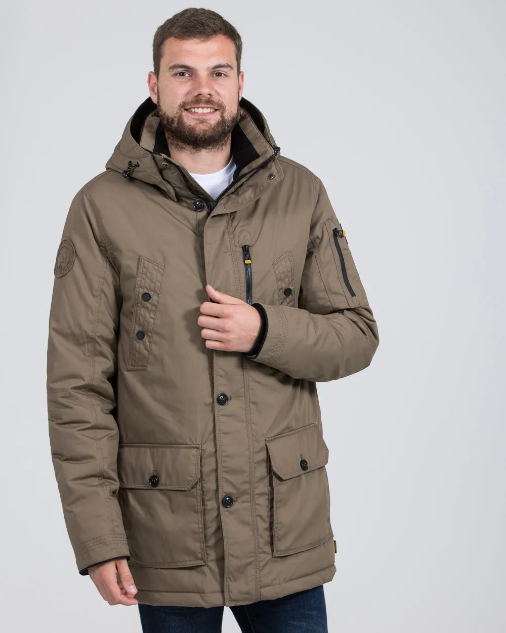 Redpoint Eddy Tall Parka Jacket (taupe)
