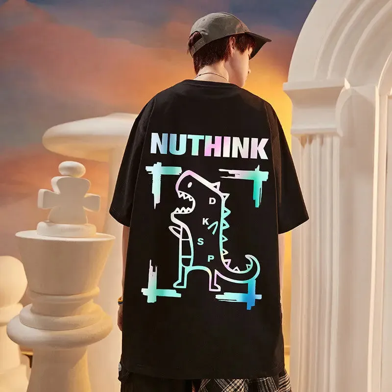 Reflective Dinosaur Doodle Tee