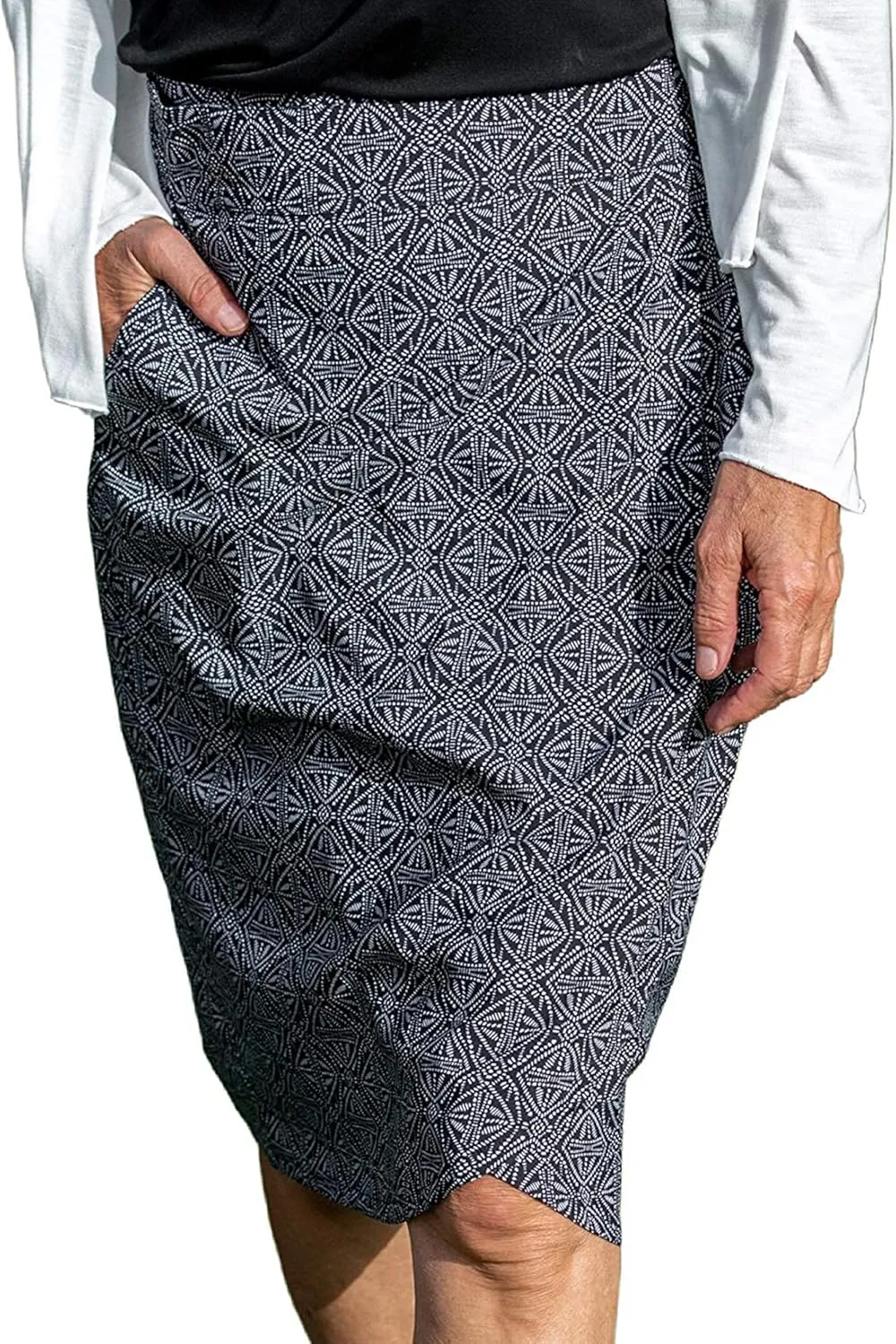 RipSkirt Hawaii Length 3 - Wrap Skirt for Women - Quick Dry Swim Cover-Up for Beach, Travel with Pocket