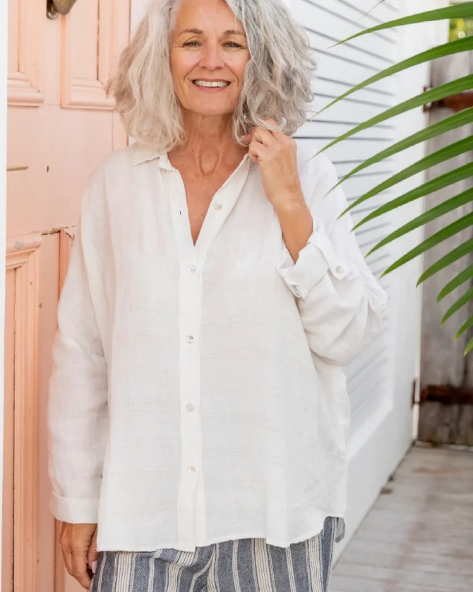 Salt Linen Button Up Shirt
