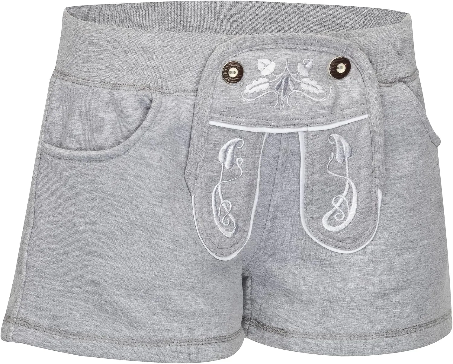 Schneberger Trachten Couture Lederhosen Women Sweatpants - Hotpants Fleece - Ladies Sweat Pants Bavaria short