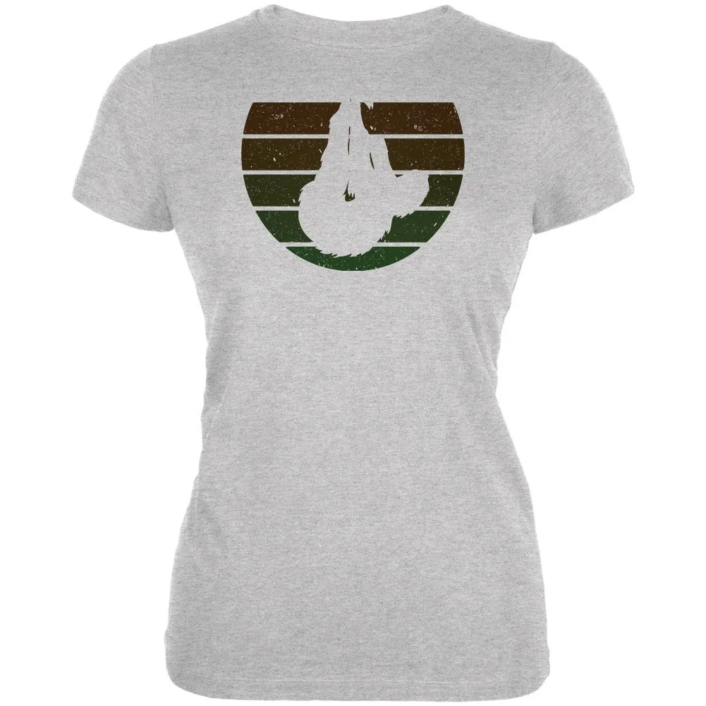 Sloth Retro Naturals Juniors Soft T Shirt
