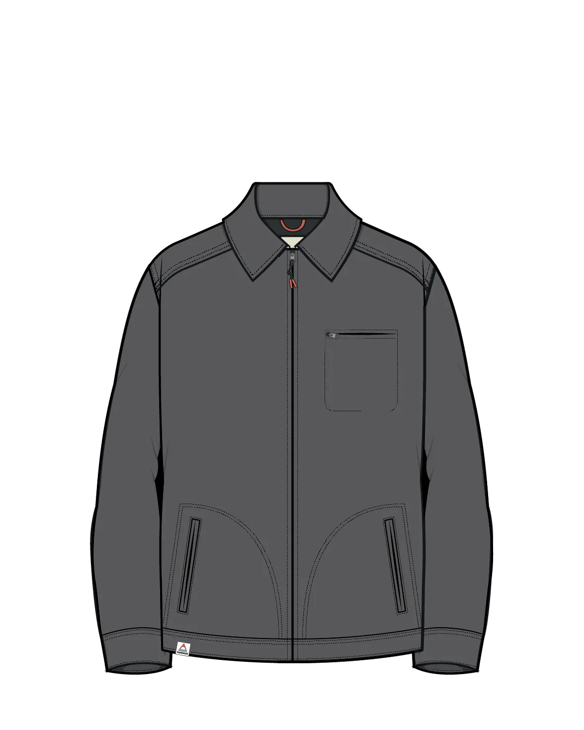 Taylor Quilted Jacket - Charcoal