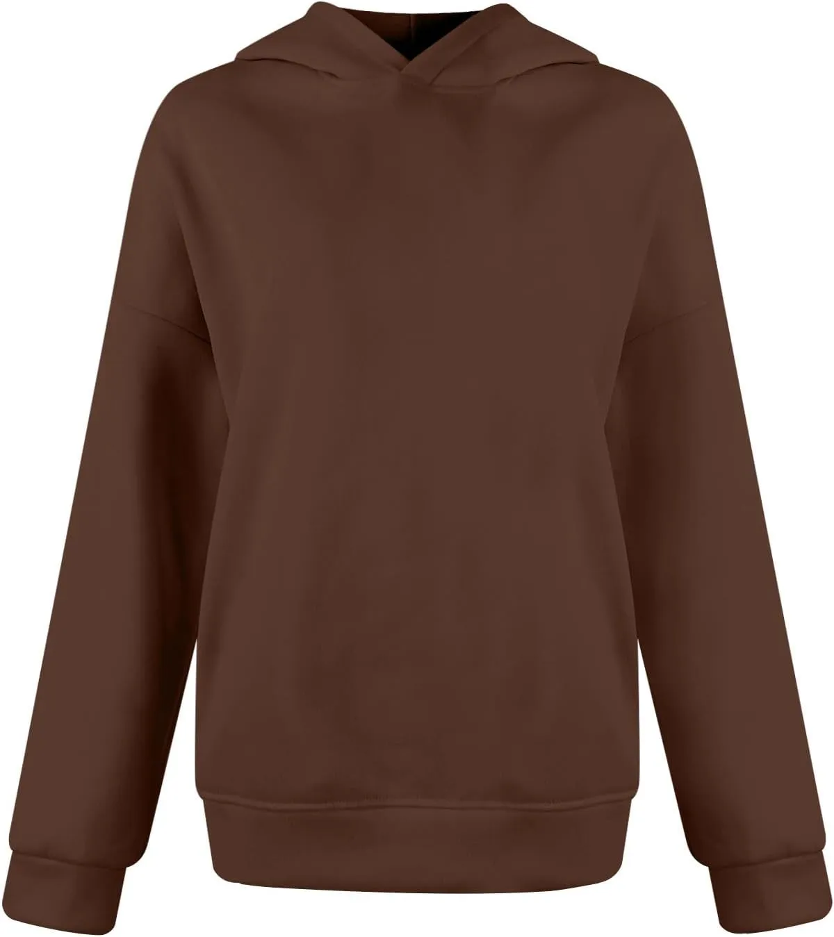 Womens Hoodies Oversized Sweatshirt Drop Shoulder Long Sleeve Fleece Hooded Pullover Sweatshirts Comfy Sweatshirts